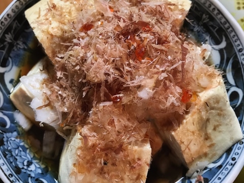 新玉ねぎたっぷりのせ温やっこ*おつまみにもおすすめ